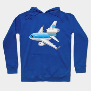 Cartoon airplane Hoodie